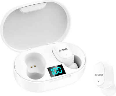 Aiwa AT-X80E II Bluetooth-Kopfhörer (Google Assitant, Siri, Bluetooth 5.1, High Definition Audiqualität, Wiedergabezeit 6-8 Stunden, TWS, automatisches Koppeln mit dem Smartphone)