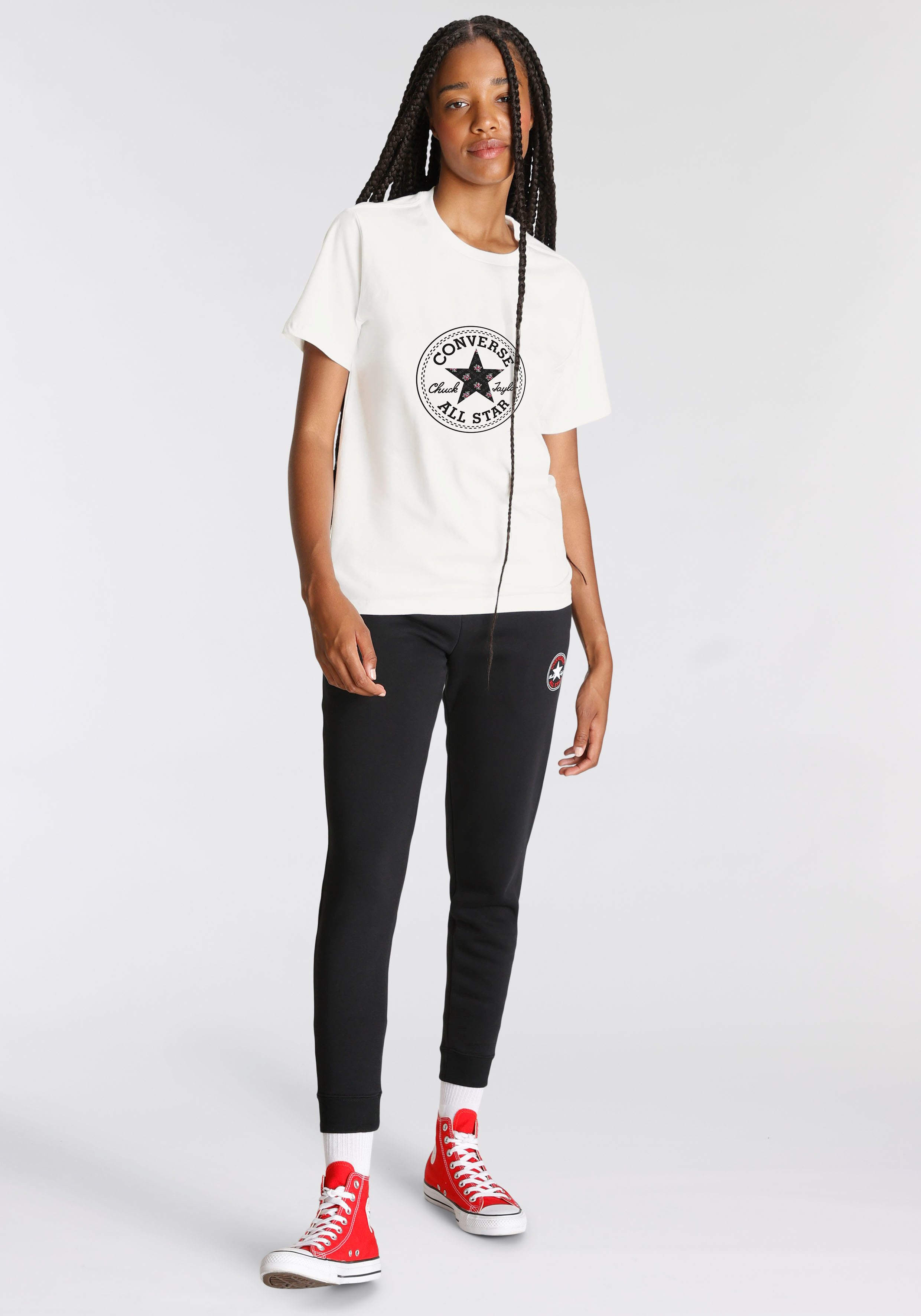 T-Shirt WOMEN'S CONVERSE CRAFTED CHUCK TAYLOR T-SHIRT