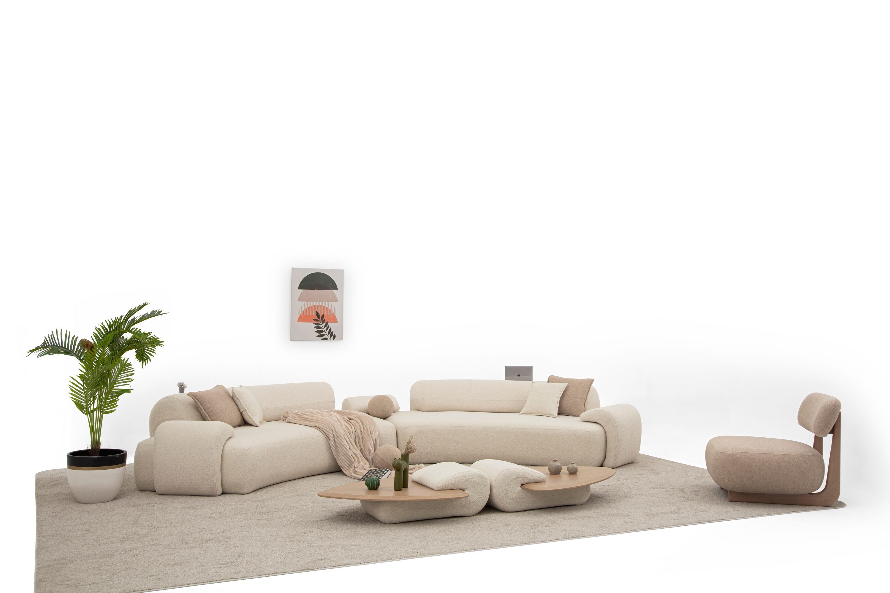 Nobelaa Ecksofa Ecksofa "Olympia" + Sessel