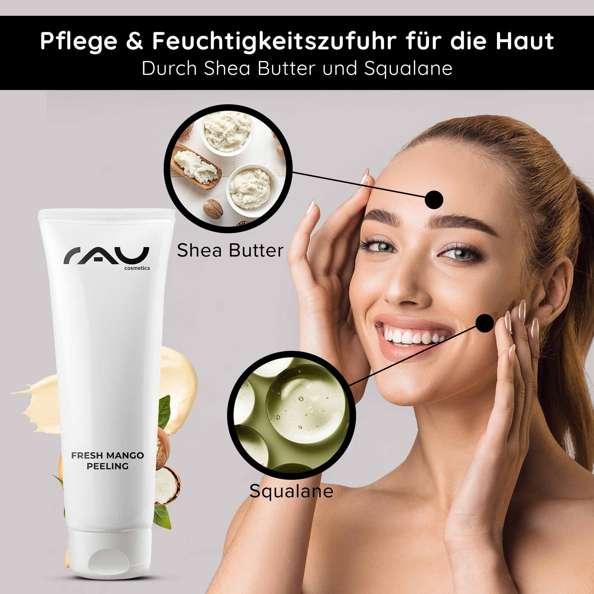 RAU Cosmetics Gesichtspeeling Fresh Mango Peeling