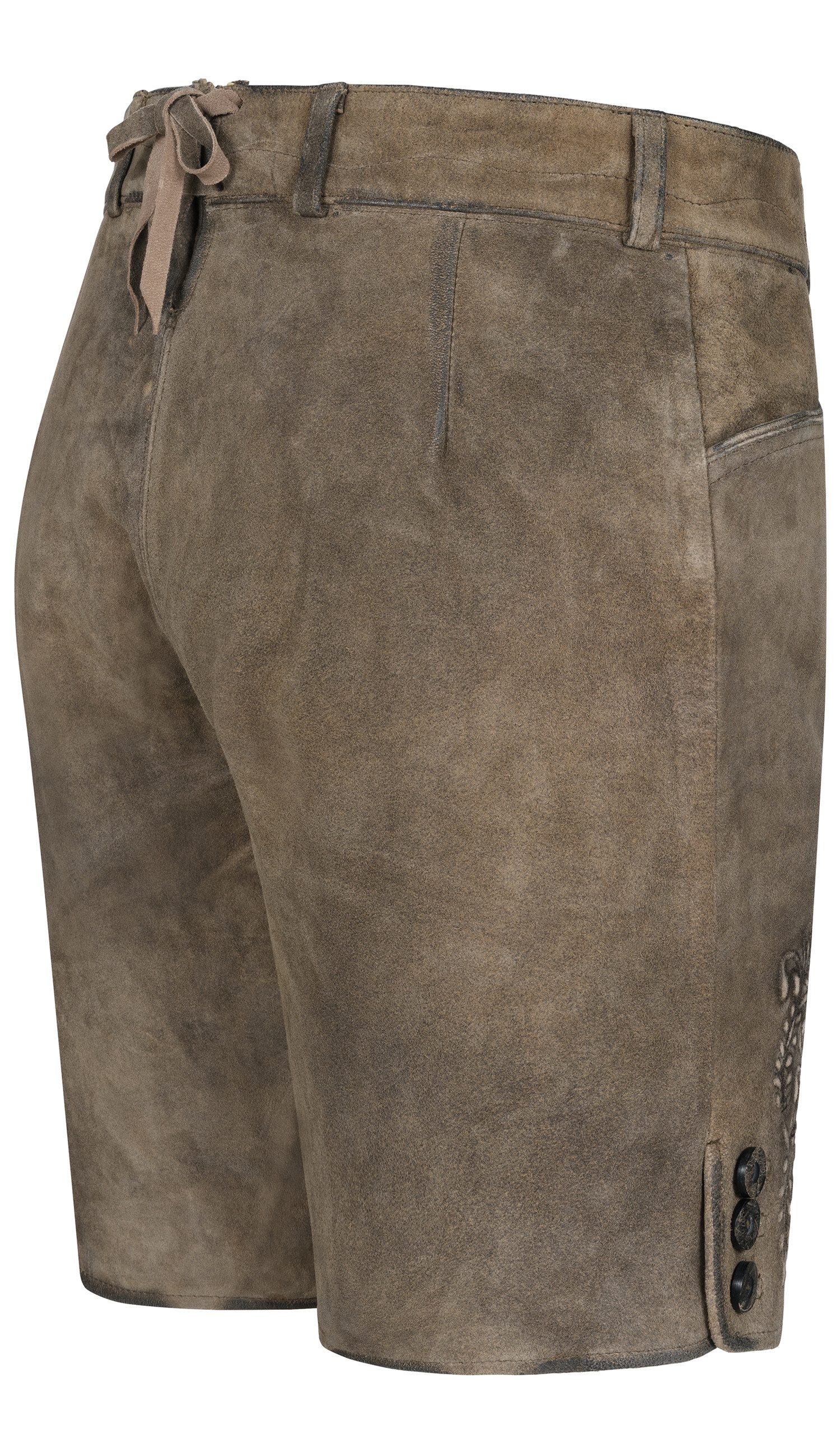 Nübler Trachtenlederhose Lederhose Valerie-W Ermine in Rehbraun von Nübler.