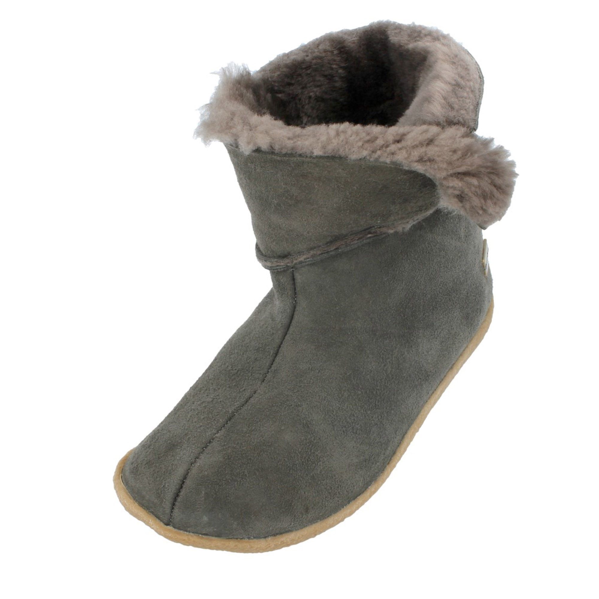 Lemmi Lammfell Hausschuhe Stiefel Unisex Hausschuh