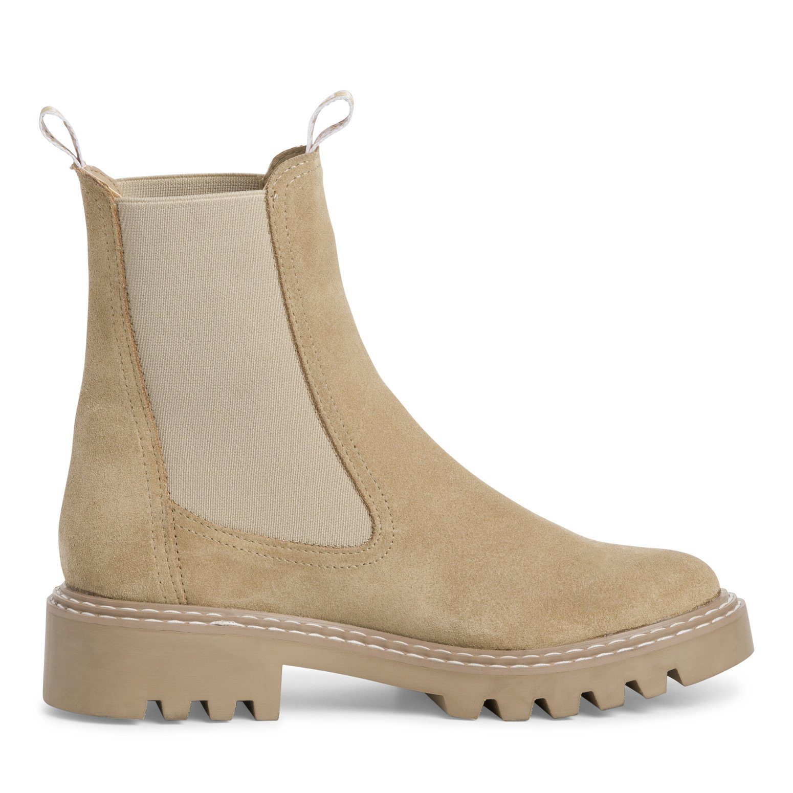 BEIGE SUEDE Tamaris Ankleboots