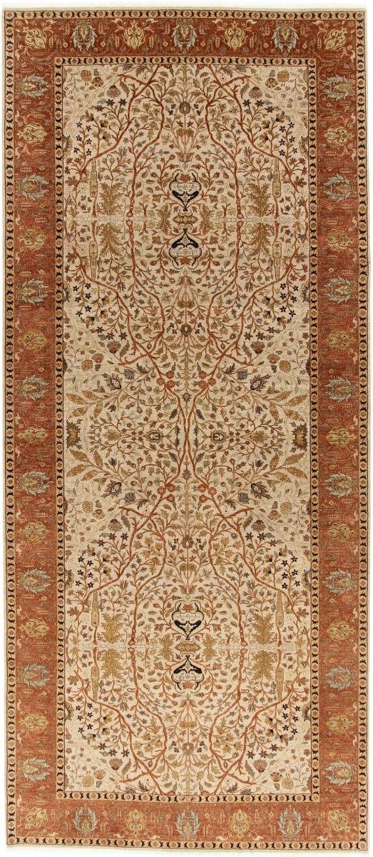 Orientteppich Täbriz Haj Jalili 186x436 Handgeknüpfter Orientteppich Läufer, Nain Trading, rechteckig, Höhe: 12 mm