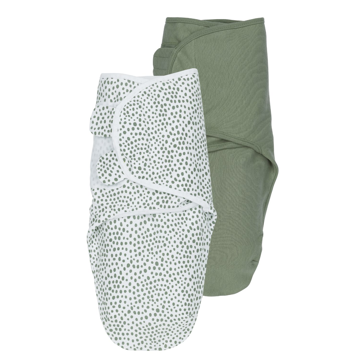 Meyco Baby Pucksack Cheetah Forest Green (2 tlg), 0-3 maanden - 2-Pack