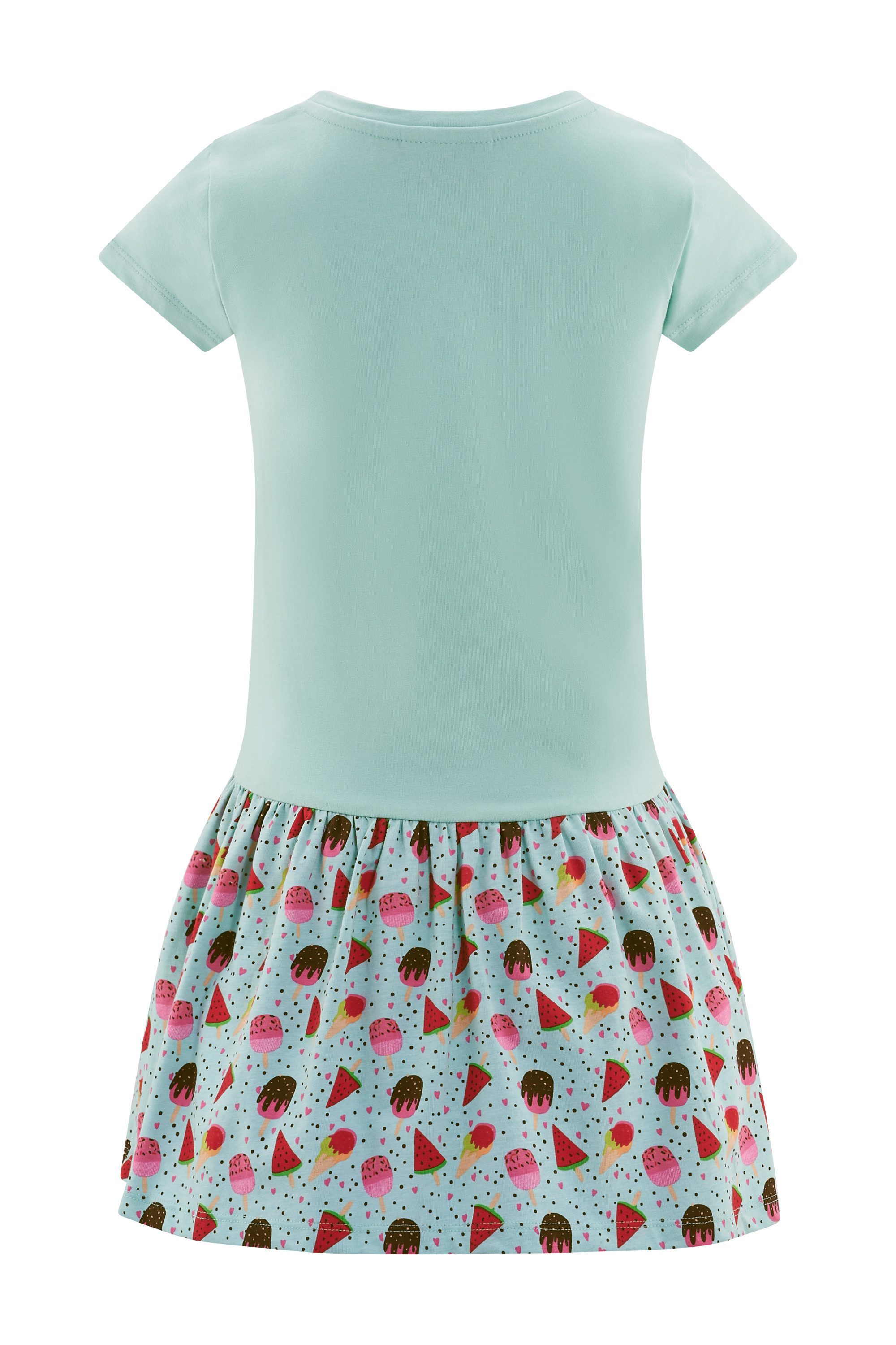 happy girls Jerseykleid vorne mit applizierter Umhängetasche mit Pailletten – Bild 2 von 4