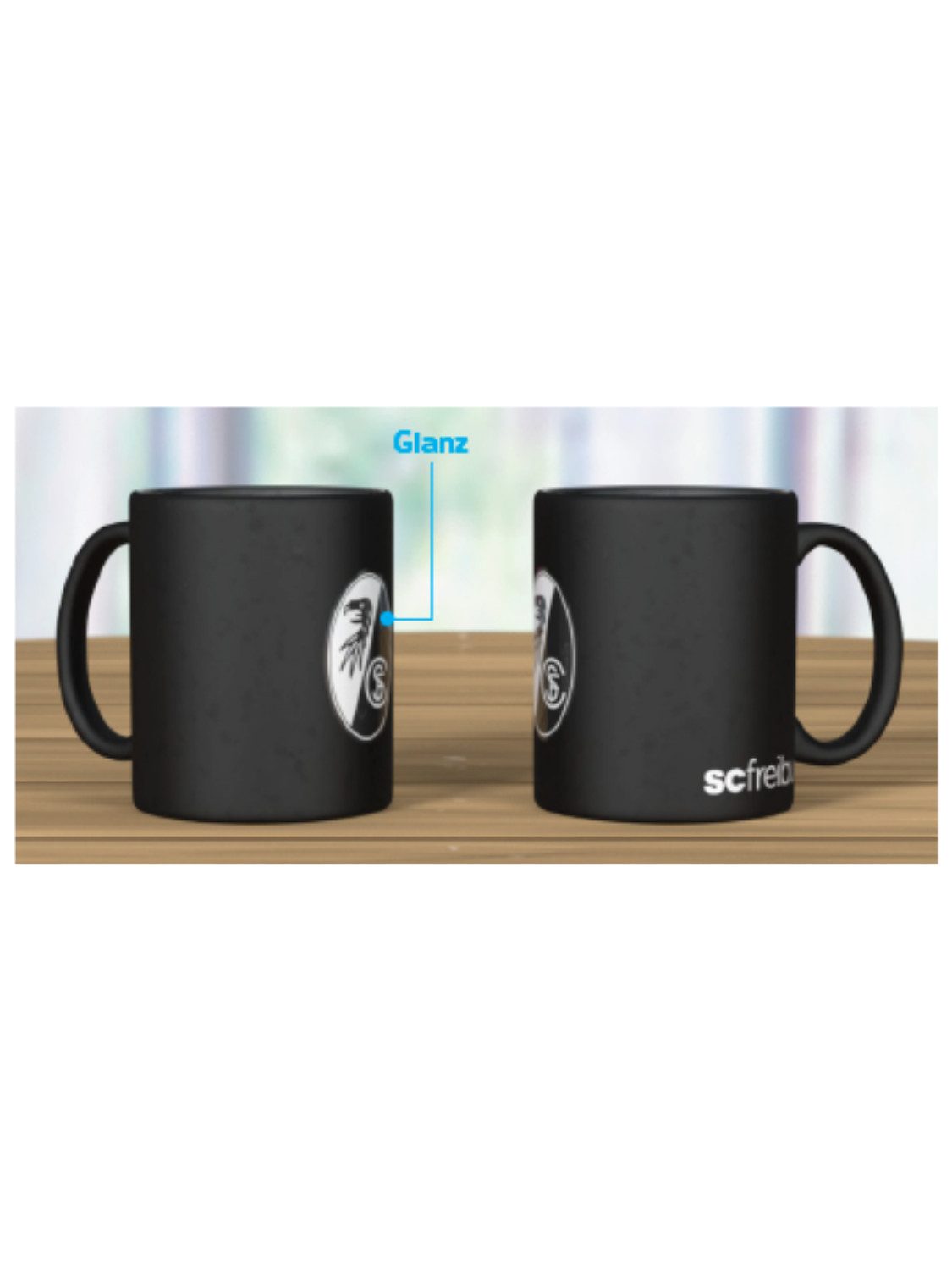 SC Freiburg Becher SC Freiburg Tasse "Softtouch", Steinzeug