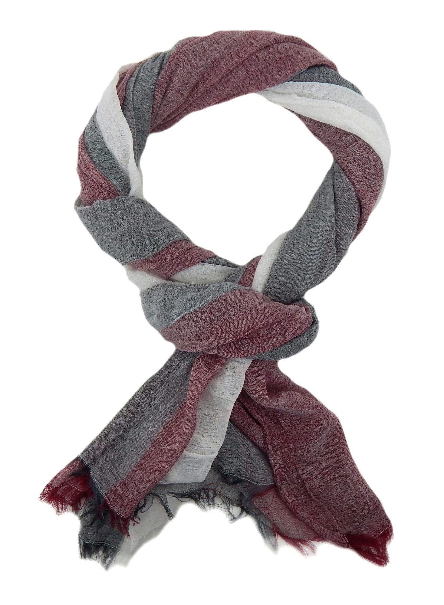 Ella Jonte Modeschal, leichter breiter Herrenschal mit modernem Streifenmus günstig online kaufen