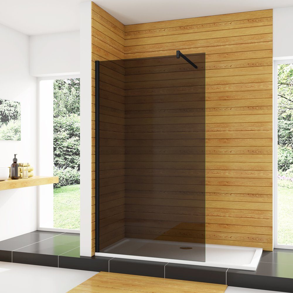duschspa Duschwand 10mm ESG Duschwand Duschtrennwand Glaswand Walk in Dusche, Einscheibensicherheitsglas, Sicherheitsglas, (Set), Glas