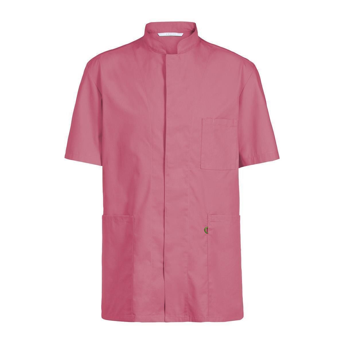GREIFF Schlupfbluse Greiff CARE unisex Kasack Kurzarm Regular Fit Mattrosa