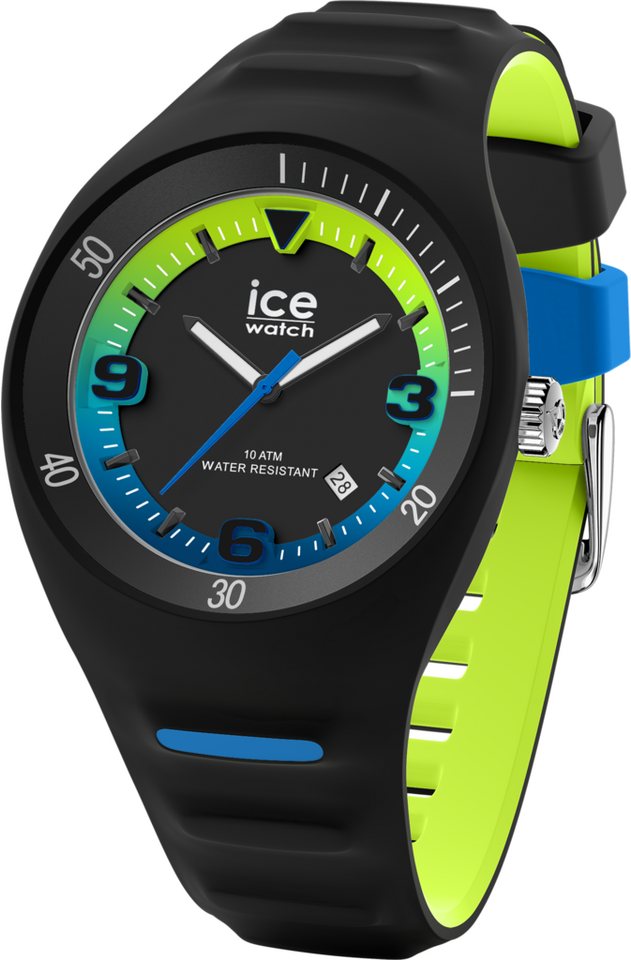 ice-watch Quarzuhr Ice-Watch Herrenarmbanduhr 020612 Pierre Leclercq Black  lime, (1-tlg)