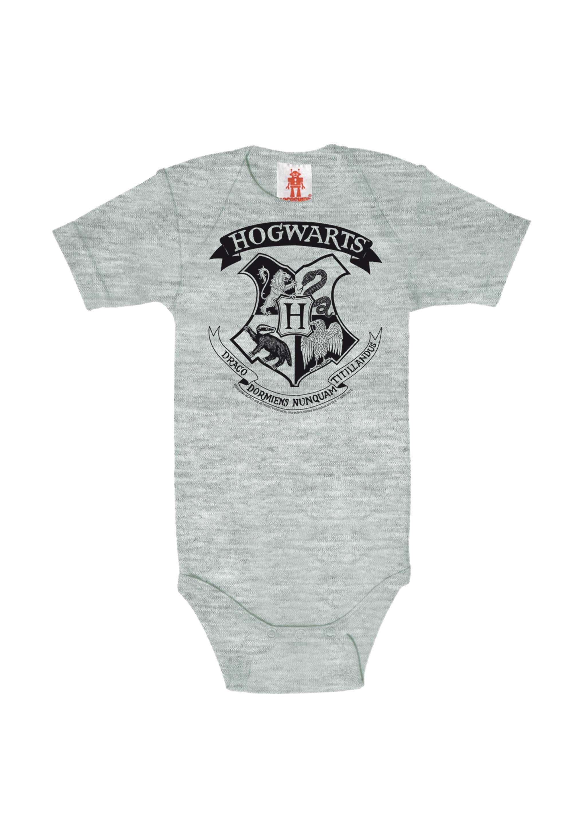 - Hogwarts mit coolem Harry Hogwarts-Print Logo Black Body LOGOSHIRT Potter