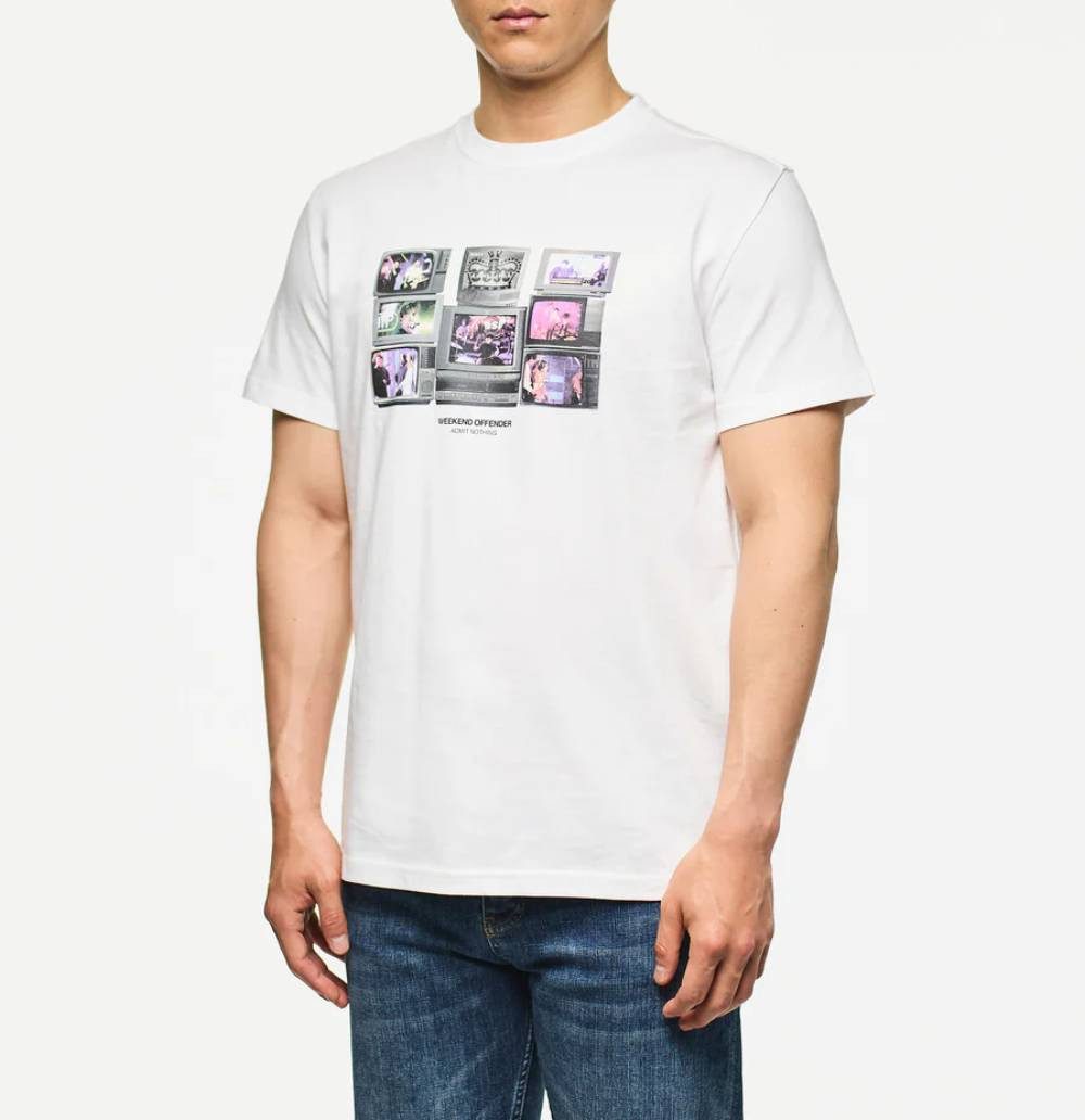 Weekend Offender T-Shirt T-Shirt Weekend Offender Vision white