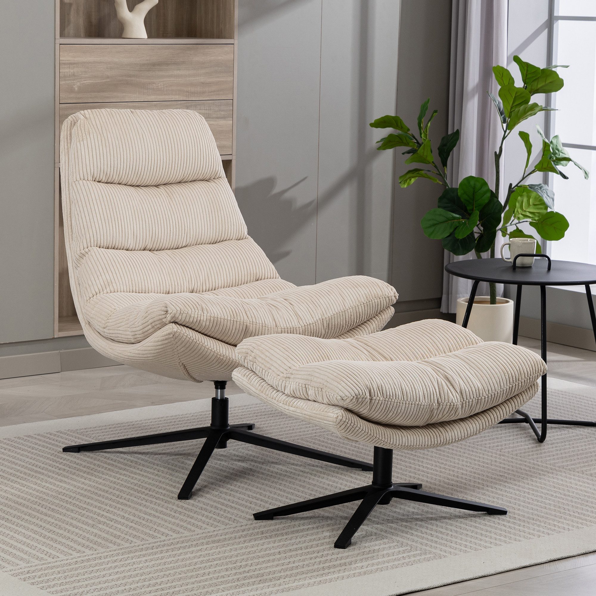 Duo Collection Relaxsessel Porto, 360° drehbar, doppelte Polsterung, mit Ho günstig online kaufen