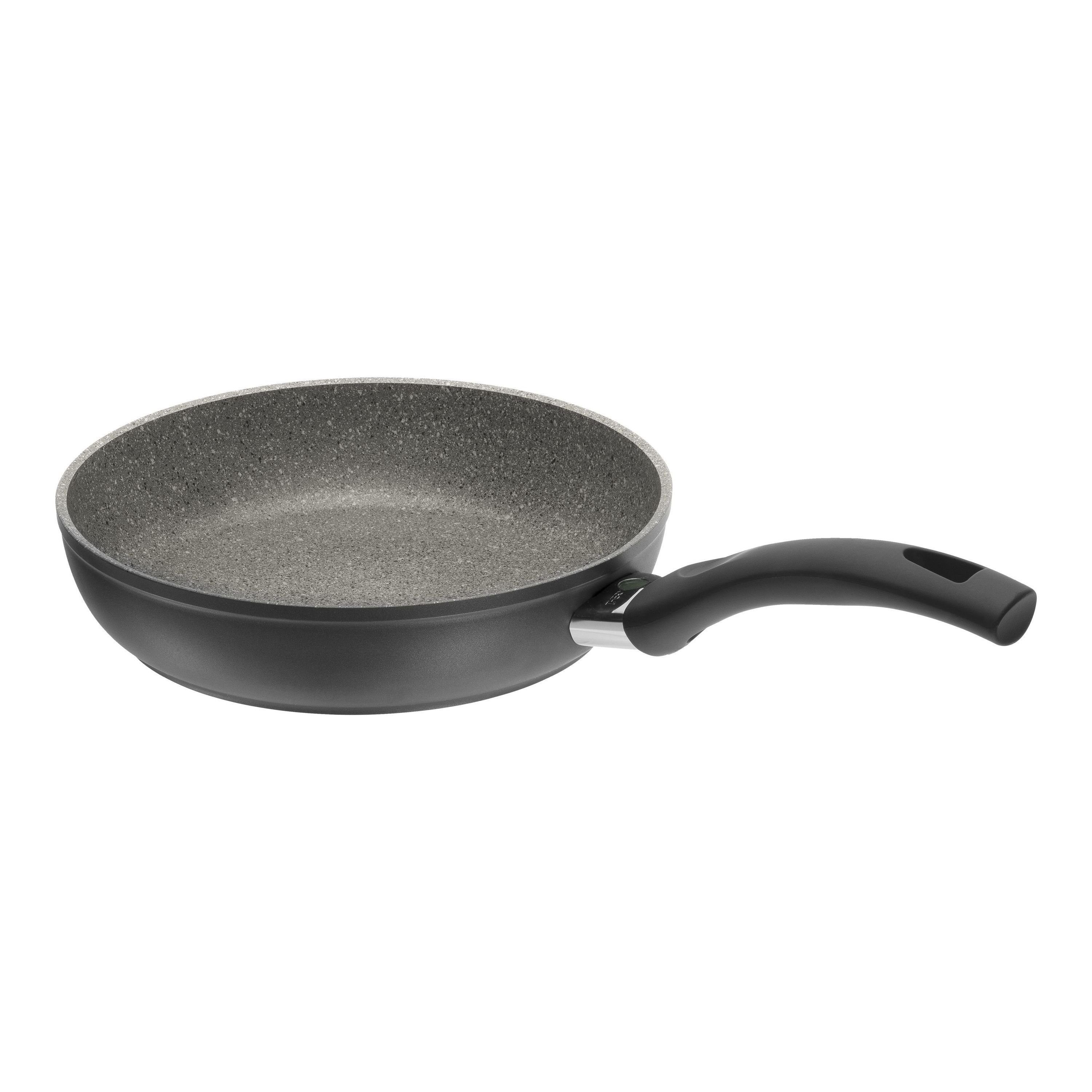 Zwilling Bratpfanne Bratpfanne BALLARINI BARI GRATINIUM D 24 cm schwarz Pfannen-Set