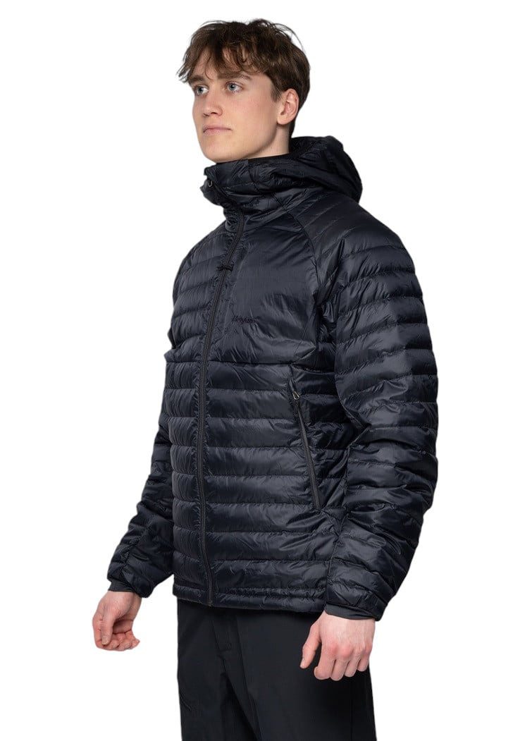 Bergans Winterjacke Daunenjacke Vaagaa Light Down Hood (windabweisend) schwarz Herren
