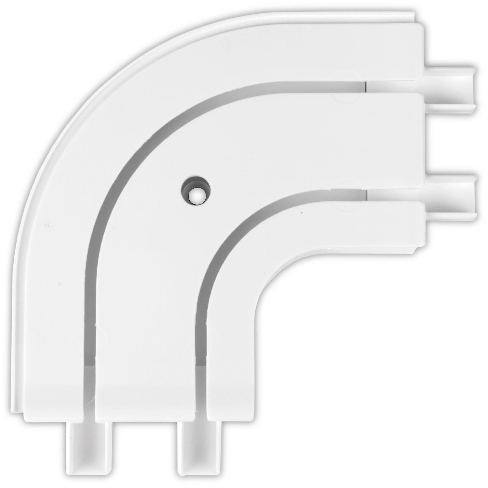 Bestlivings Erker-Innenbogen, 2-läufig, mit Bohren, wird in vorhandene Gard günstig online kaufen