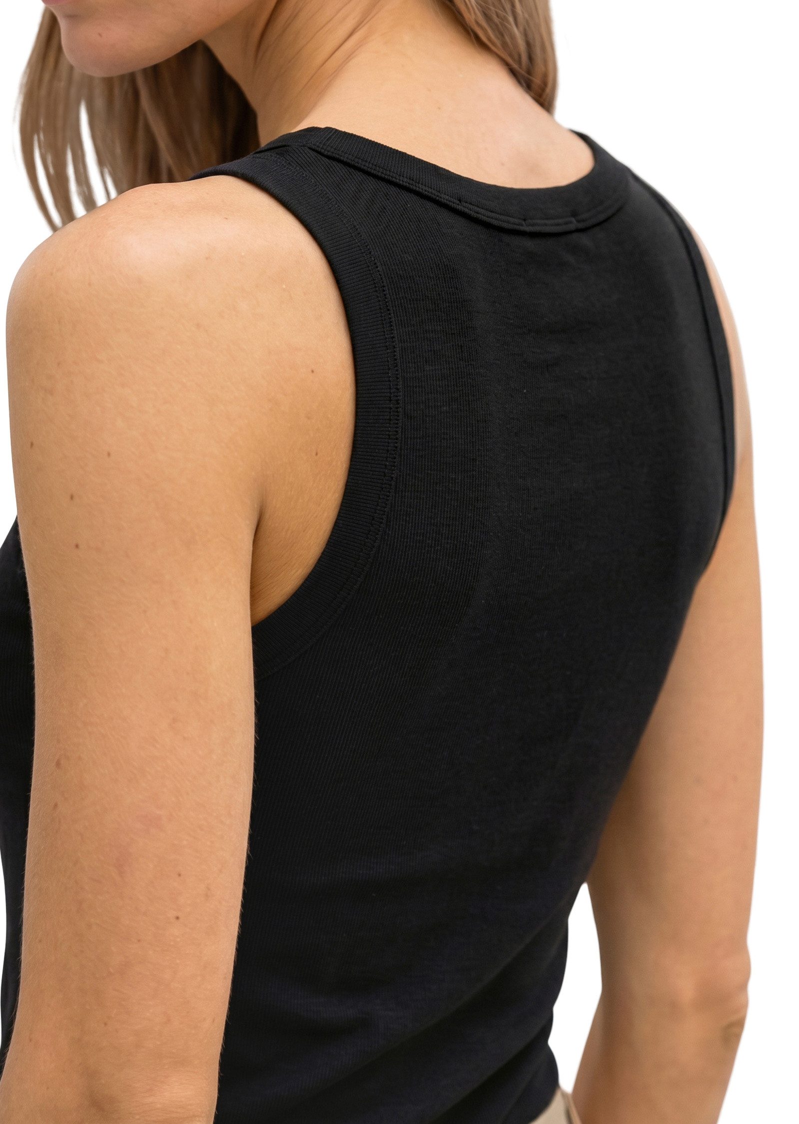 Marc O'Polo T-Shirt aus Rippjersey – Bild 4 von 5