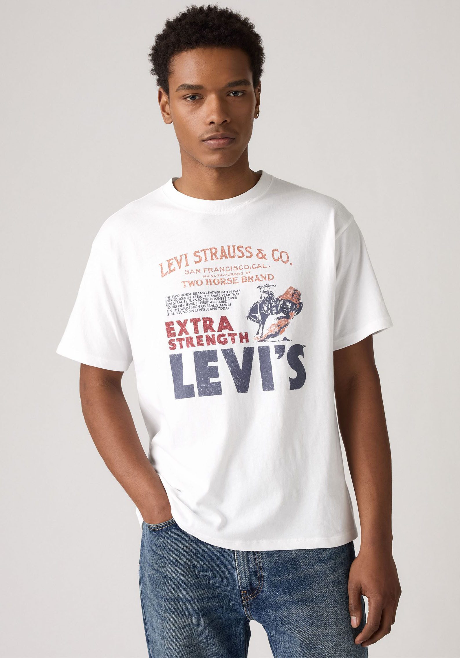 Levi's® T-Shirt VINTAGE FIT GRAPHIC TEE mit Logo Print günstig online kaufen