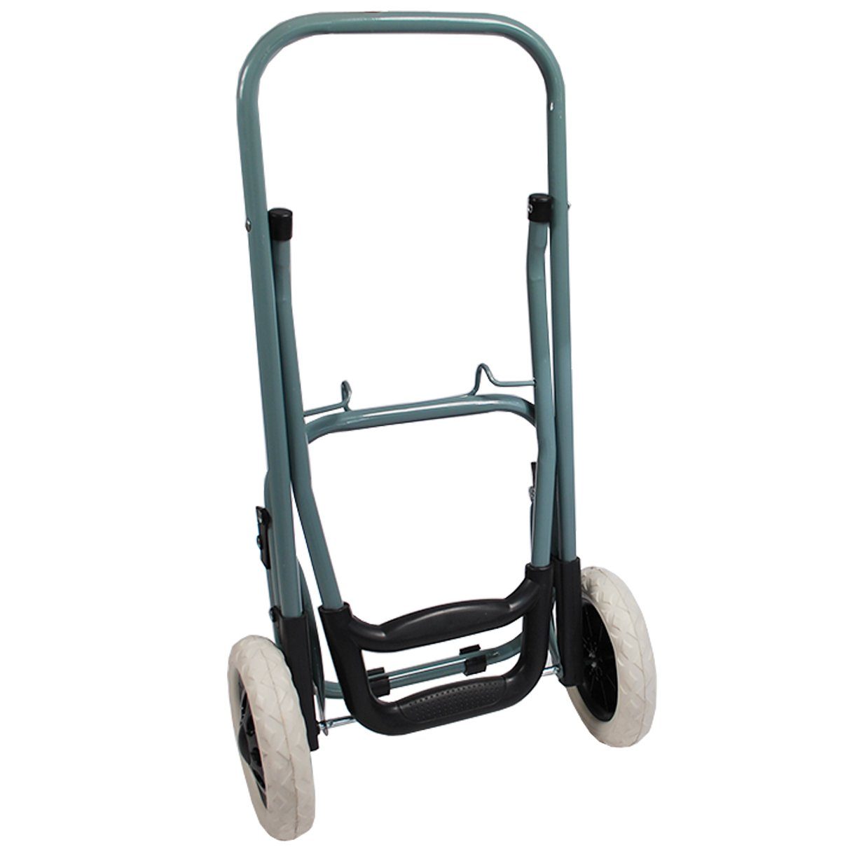 HELO24 Einkaufstrolley Trolley Einkaufswagen Handwagen Koffer Handgepäck blau klappbar – Bild 5 von 5