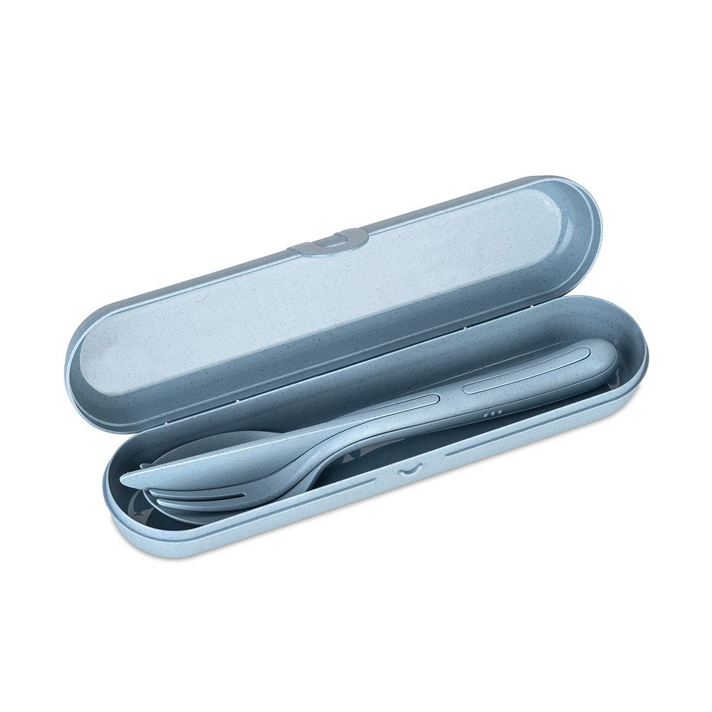 KOZIOL Besteck-Set KLIKK READY Besteck Etui + Besteckset (4-tlg), 1 Personen, Kunststoff – Bild 2 von 5