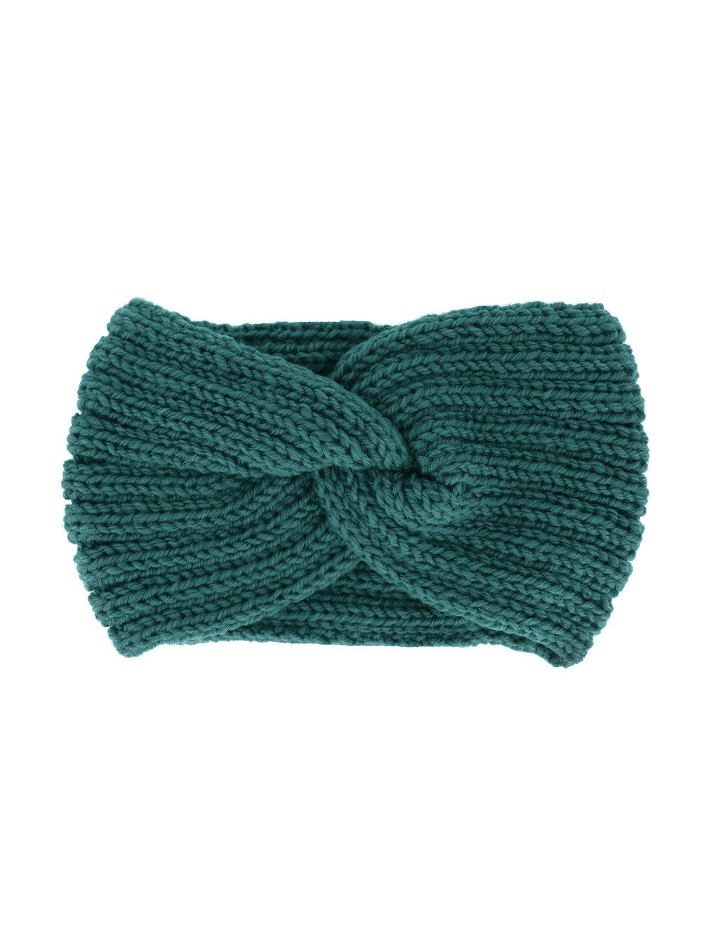 axy Haarband Damen Strick Stirnband mit Twist Knoten, Strick Winter Stirnband Hairband