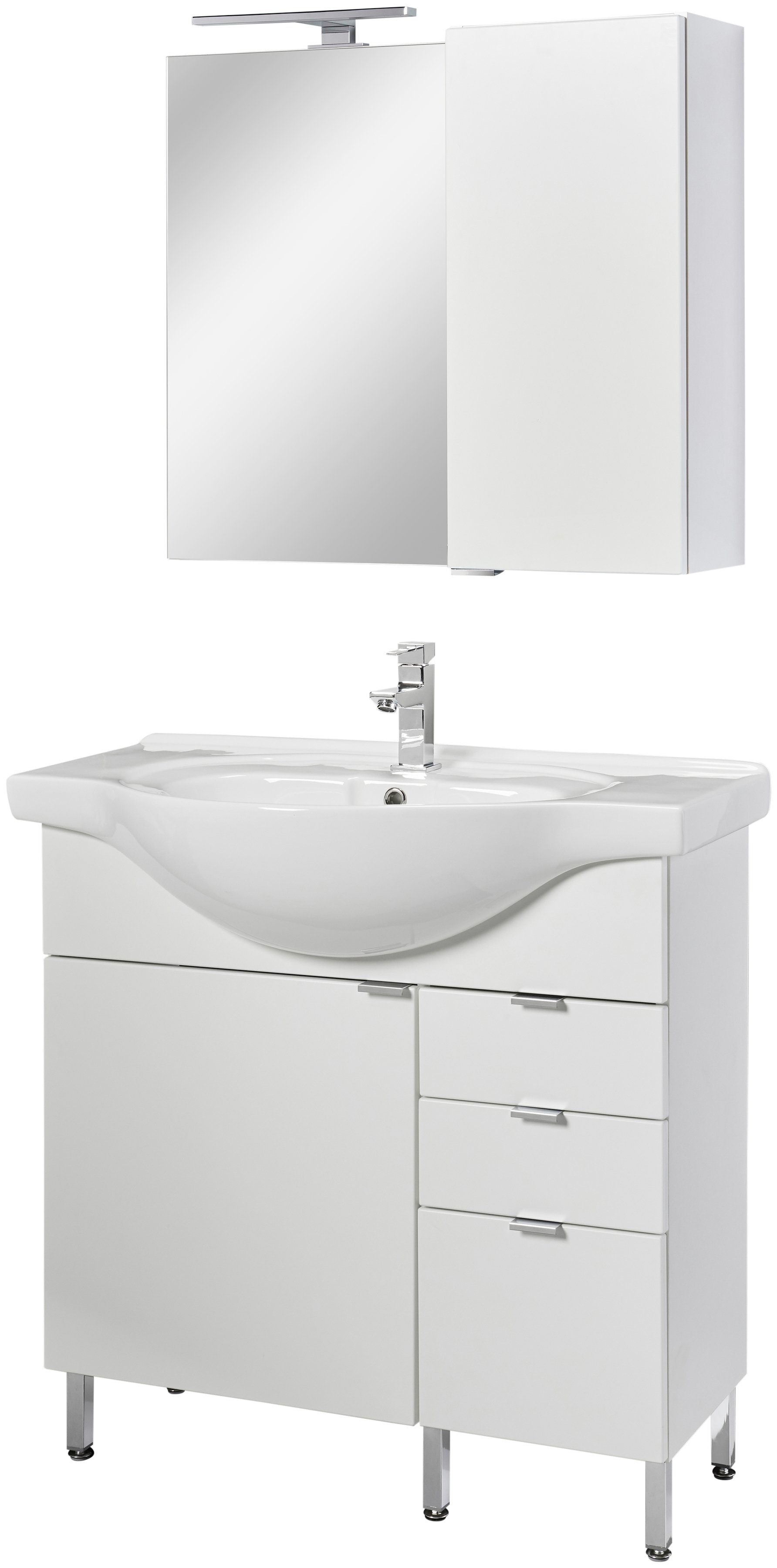 welltime Badmöbel-Set Granada Waschplatz 80, (Set, 2-St), hängende oder ste günstig online kaufen