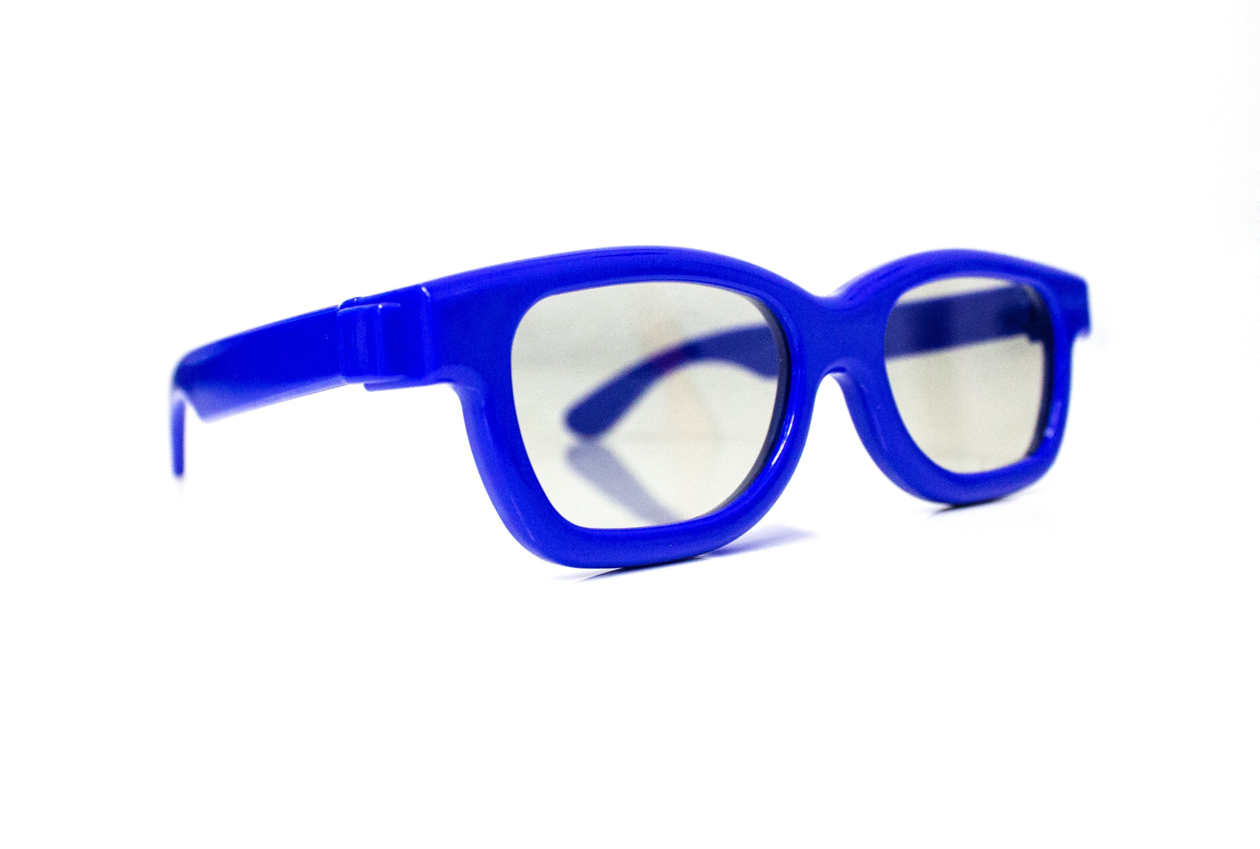 PRECORN 3D-Brille 3D Universale Kinder-Brille 3D Passive blau für Cinema