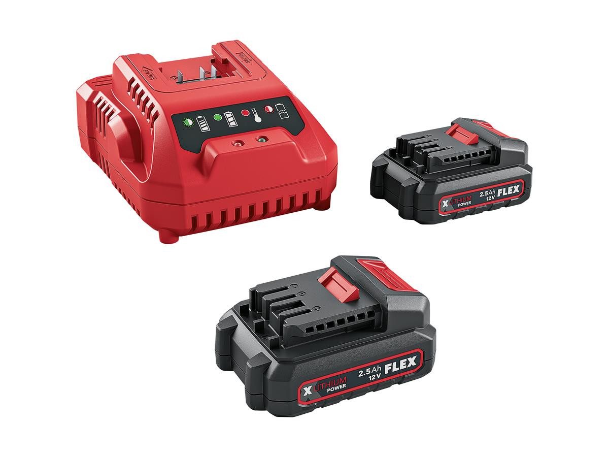Flex Power 12-22 Q Akku Starter-Set P-Set 12-22 Q (12 V, 3 St), für alle 12V Flex X-LITHIUM POWER Geräte