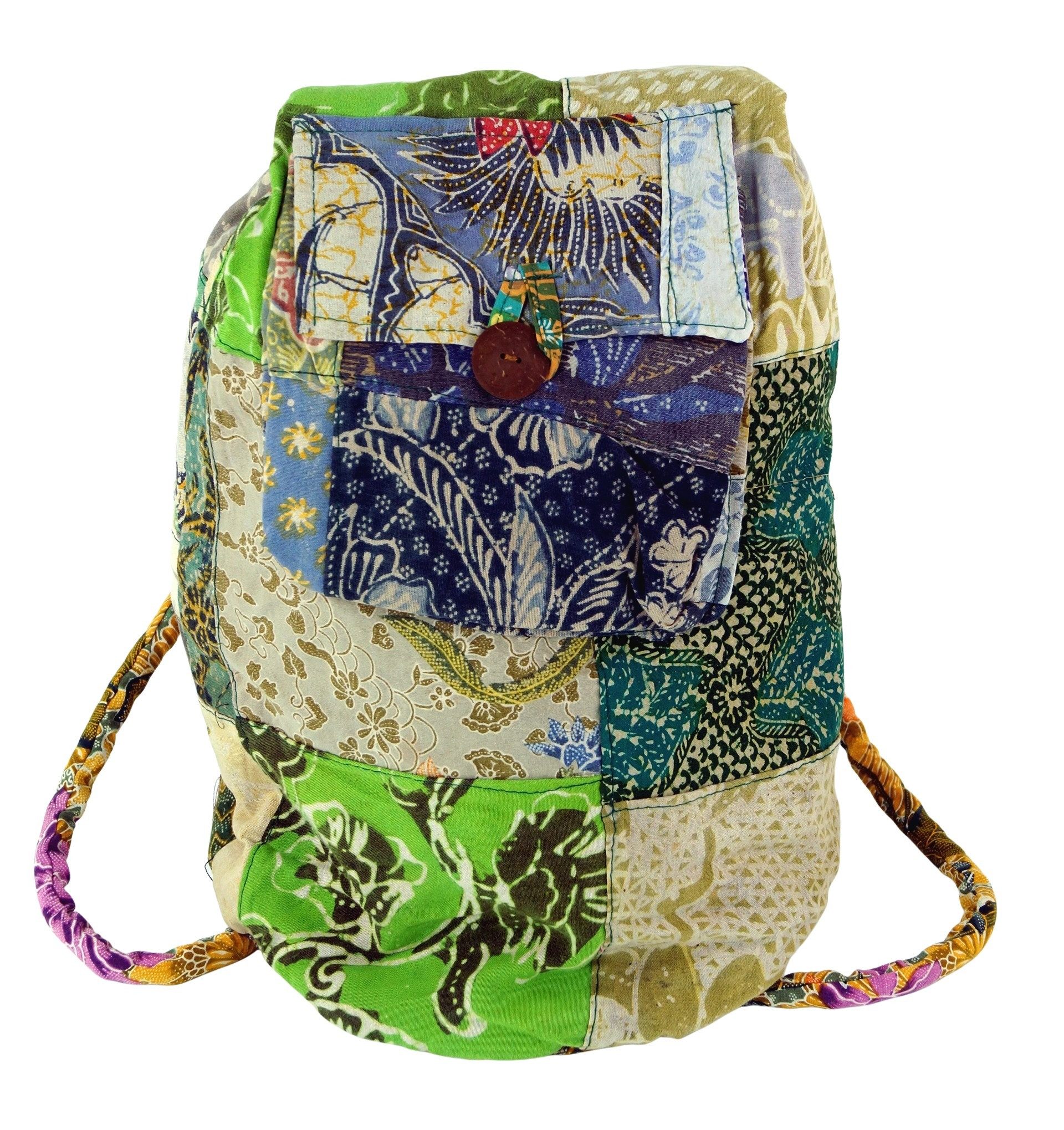 Guru-Shop Freizeitrucksack Rucksack Patchwork