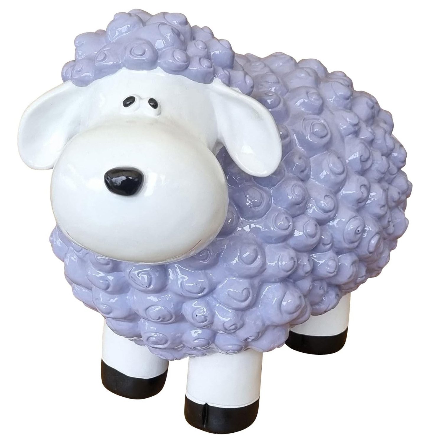 Fachhandel Plus Tierfigur Lustige Tierdeko Schaf klein bunt versch. Farben auswählbar (1 St), Charmante Tierfigur