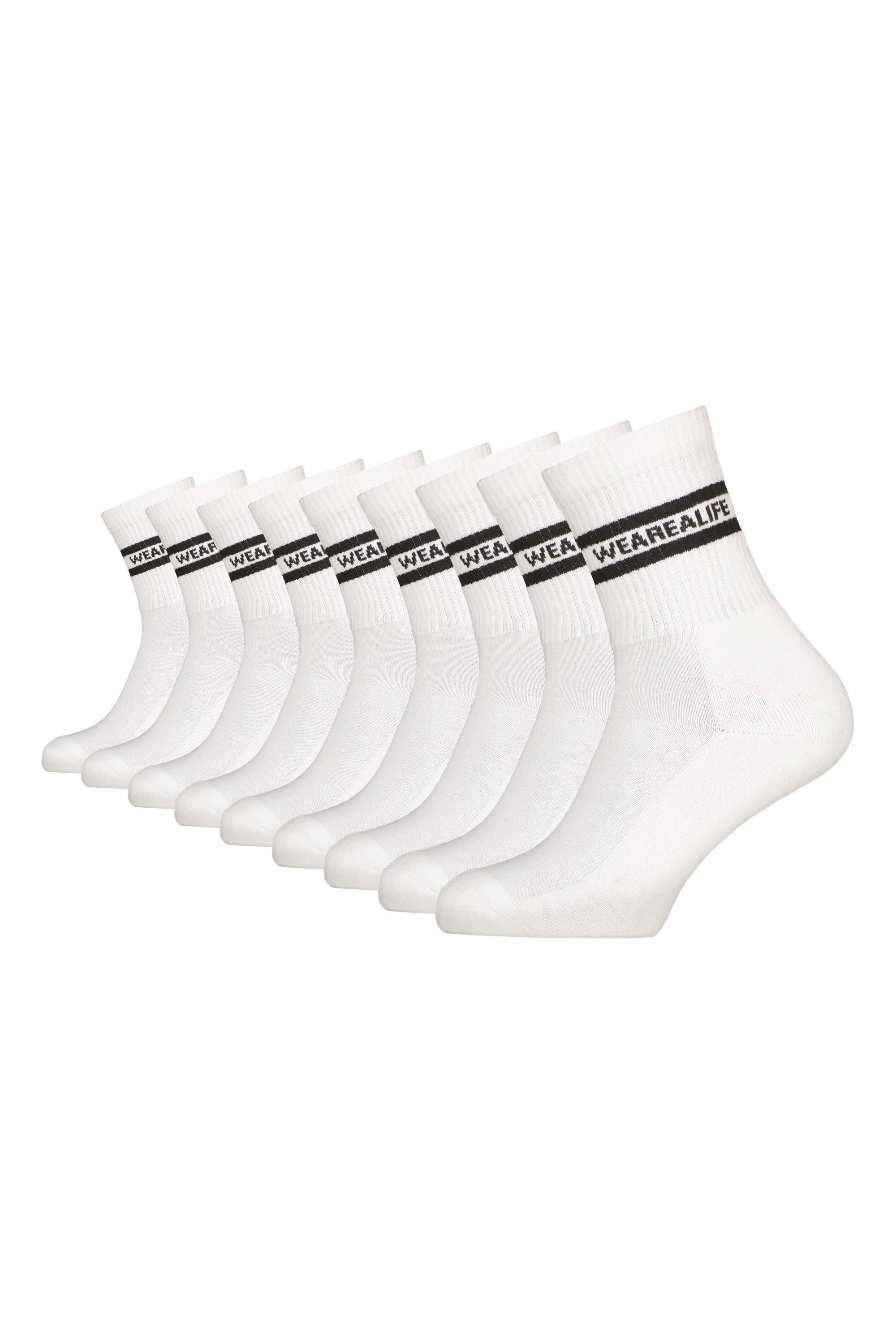 Alife & Kickin Tennissocken Damen 9 PACK - HenjaAK Langsocken, Tennissocken, Socken (Spar-Set) sportliche Tennissocken mit Streifen, aus Baumwolle mit weichem Bund
