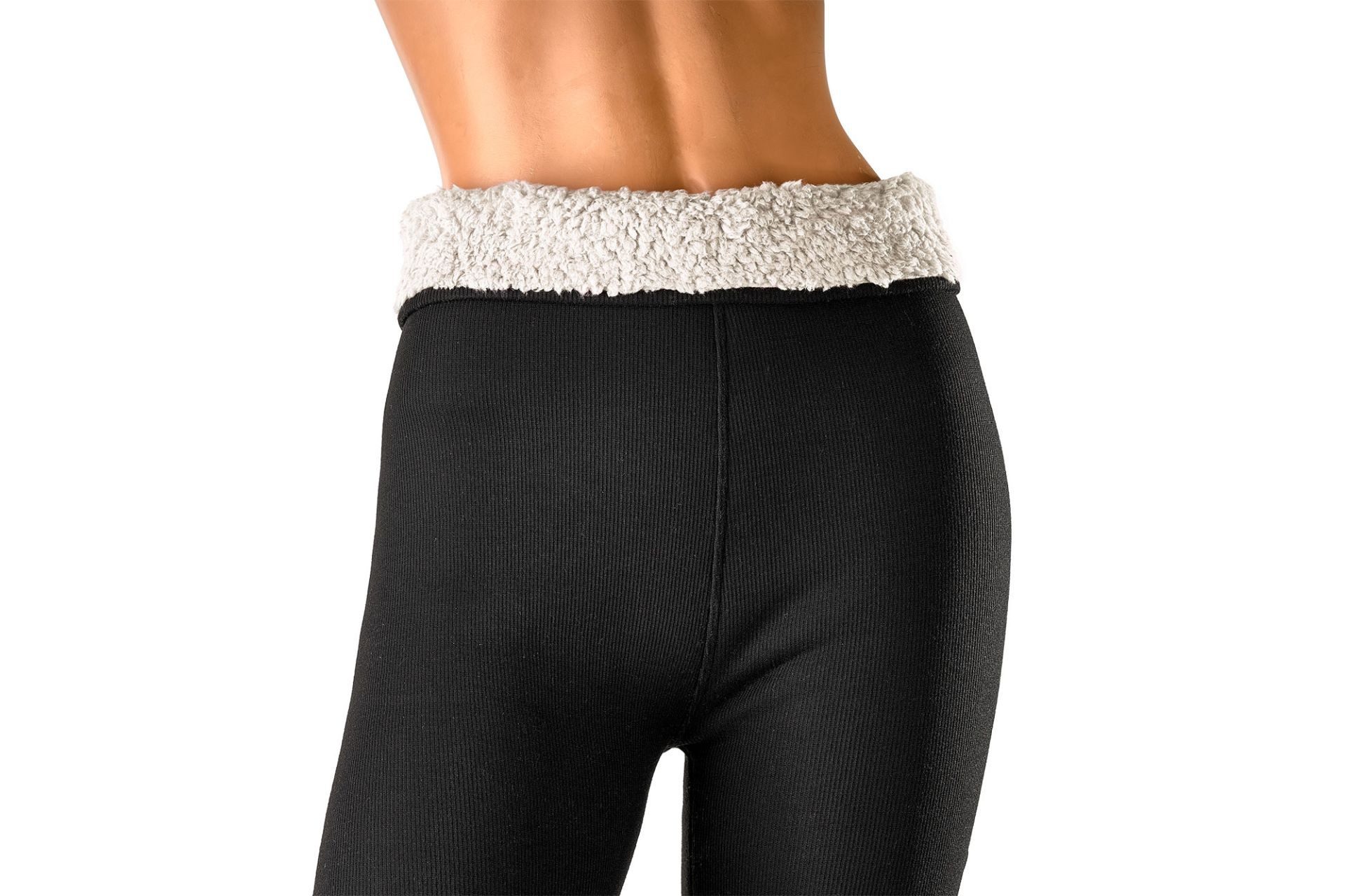 TippTexx 24 Thermoleggings Damen-Thermo-Leggings, supersoft und wärmend mit Teddy-Futter wärmend, dehnfähig, Thermo, Teddyfell