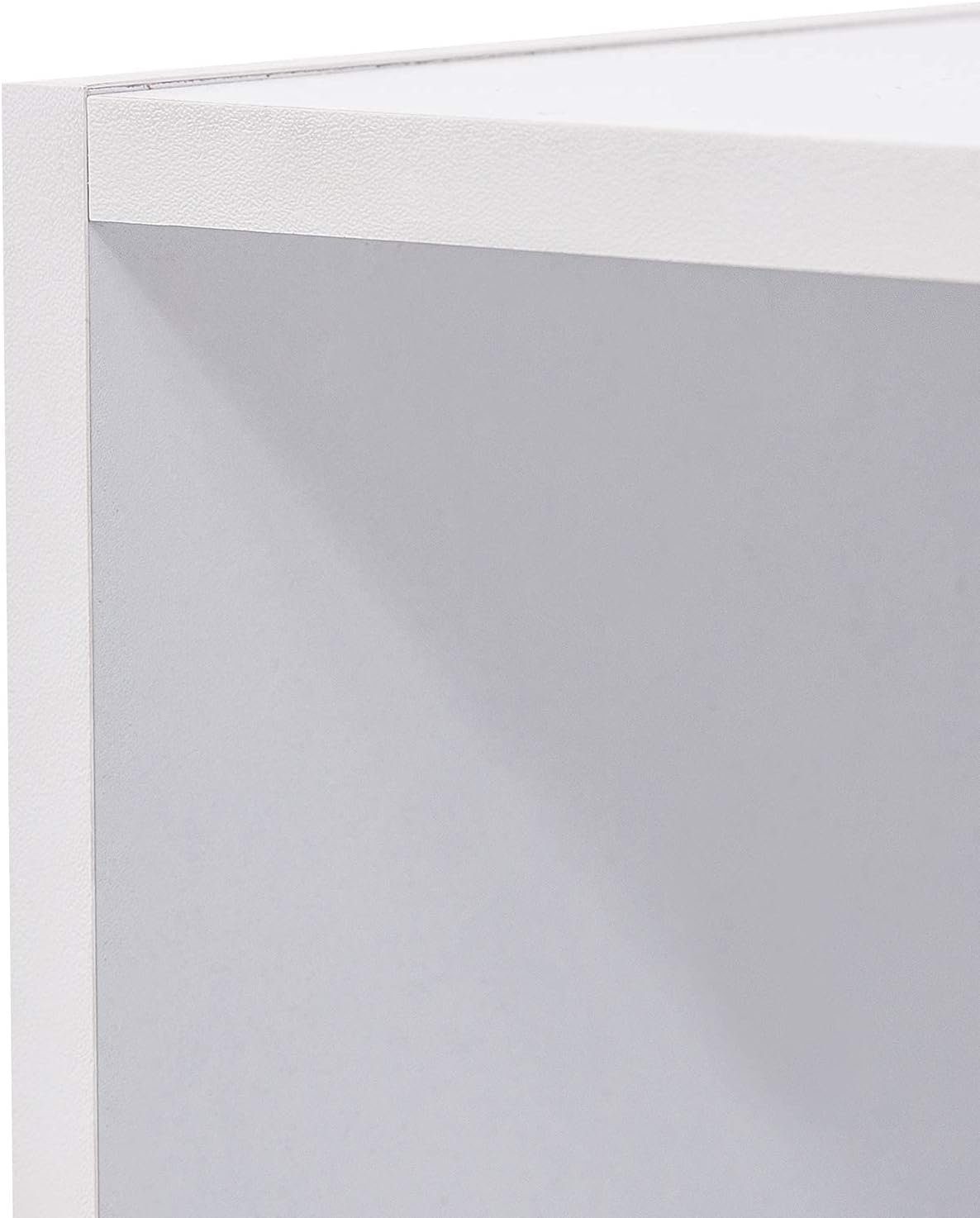 Woltu 1-tlg., cm 60x30x89 Bücherregal, aus Weiß 6 Würfelregal Fächer MDF
