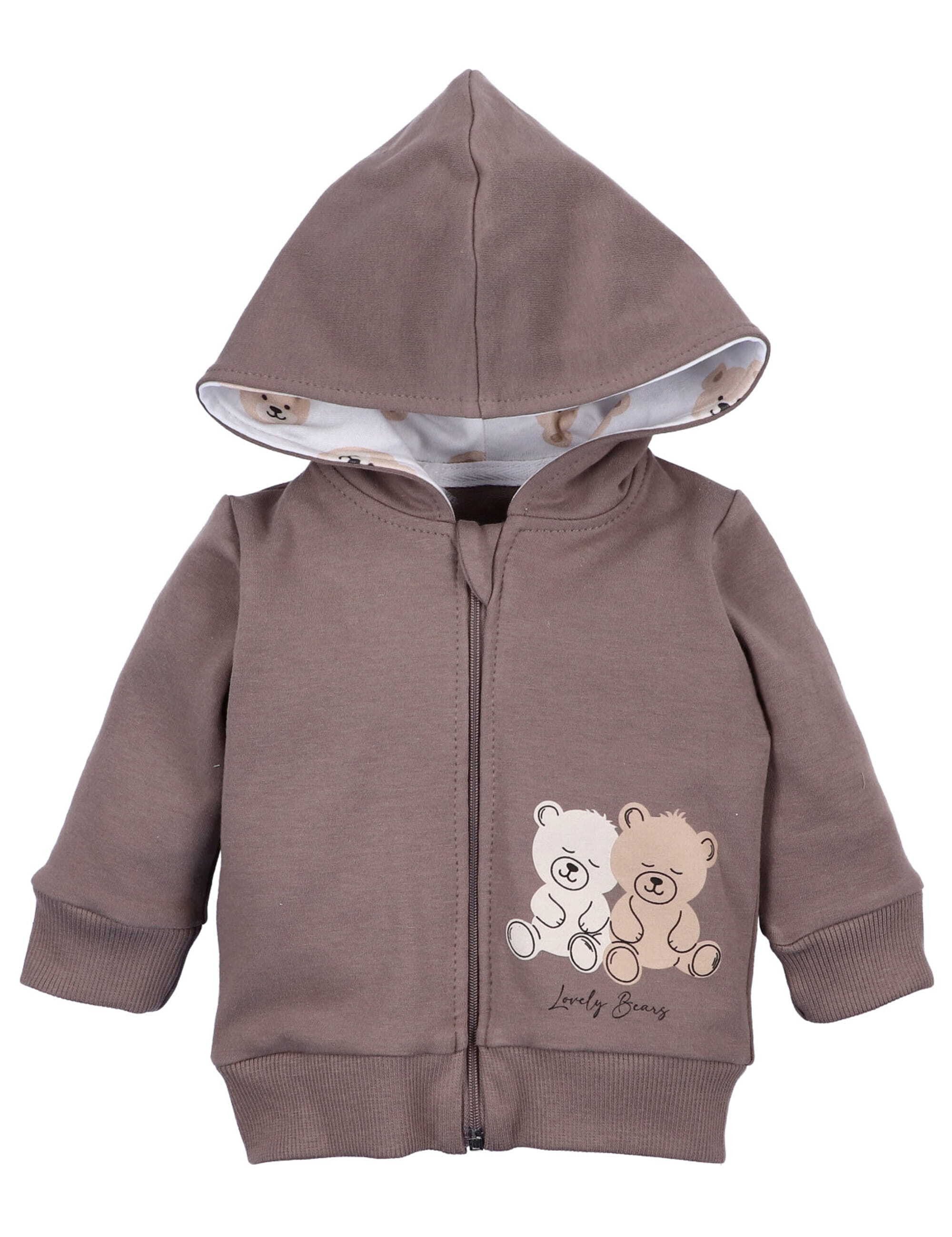 NINI Kapuzensweatjacke Jacke Teddybär (1-tlg)