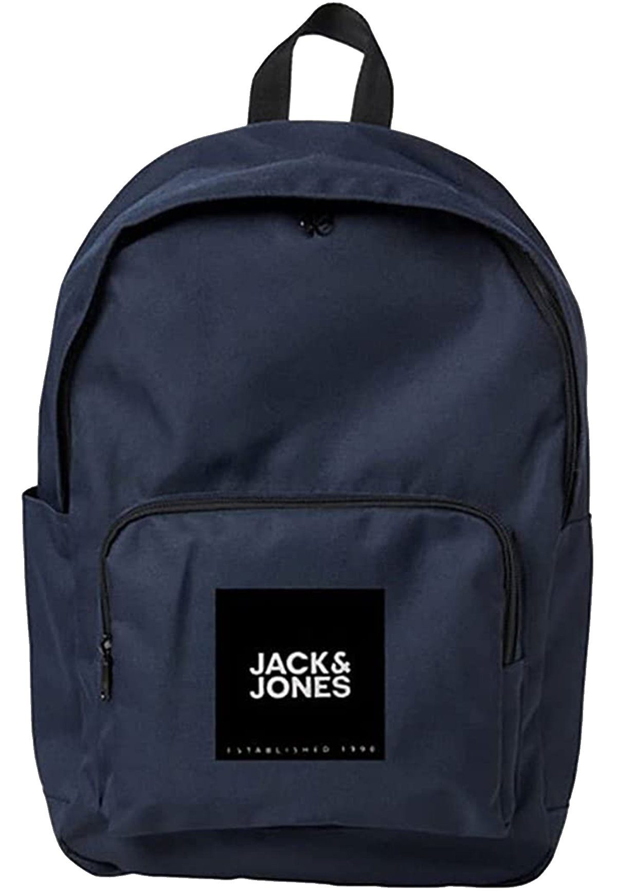 Jack Jones Rucksack Rucksack 2 Facher Backpack Ranzen mit Laptop Fach JACBACK casual 5086 in Navy
