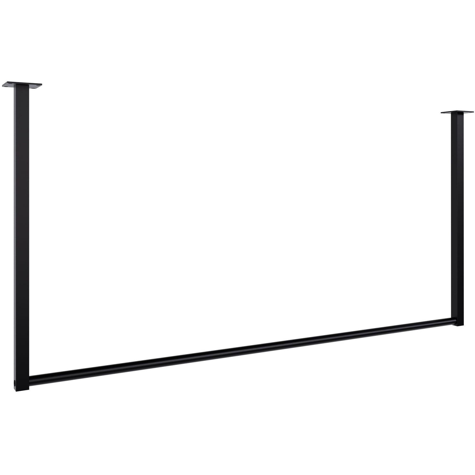CLP Kleiderstange Garderobenstange Kleiderstab Hängestange (Spar-Set, 1 St., 120 x 60 x 7 cm modern), Decken- und Wandmontage, bis 50 kg belastbar, Metall