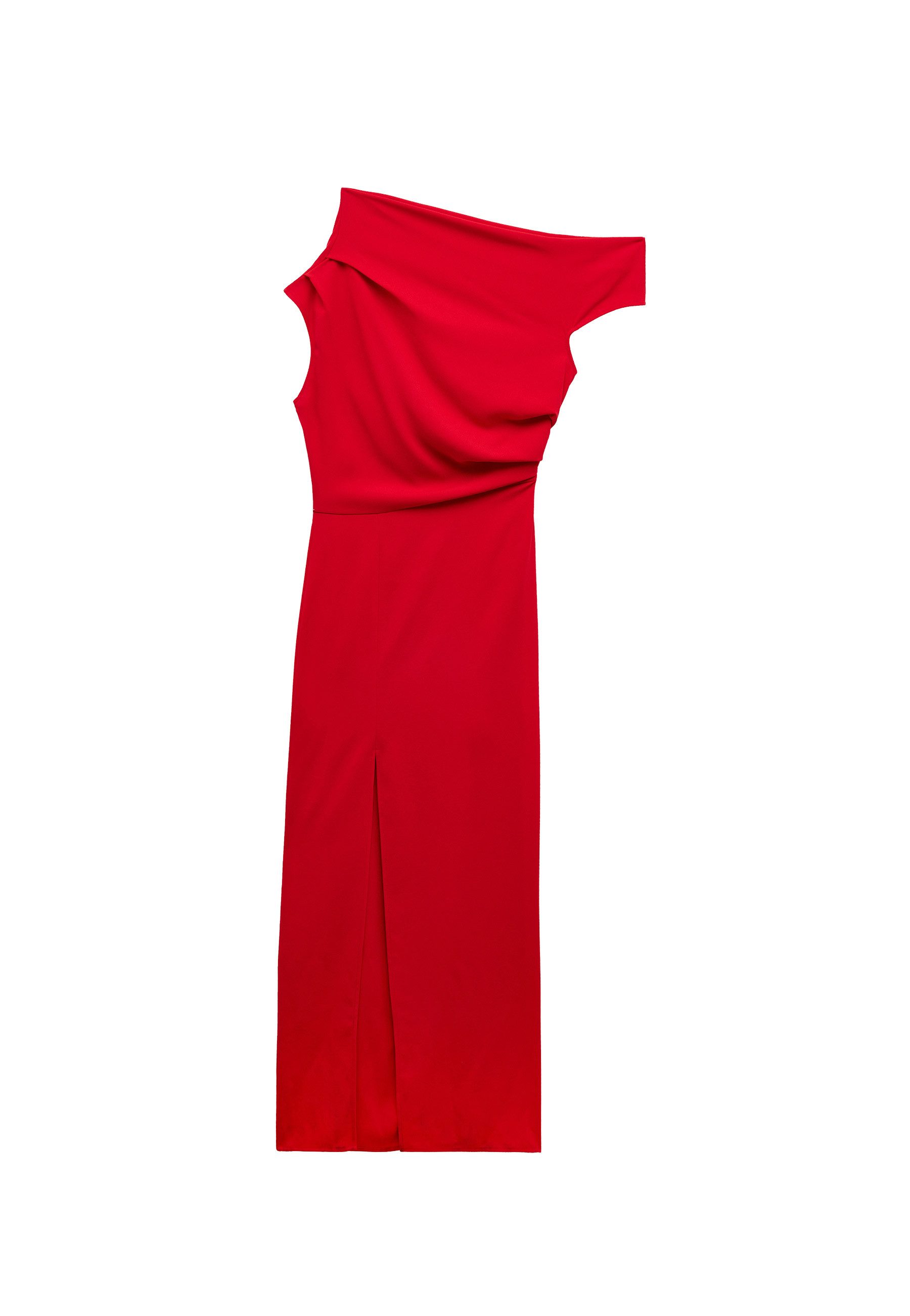 Koton Badekleid Mit Vorderem Schlitzdetail Drapiert Midikleid