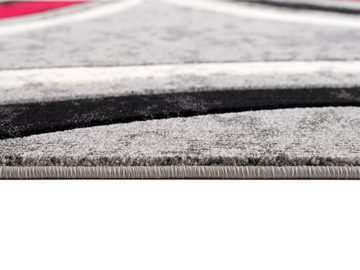 Teppich Jelva, Home affaire, rechteckig, Höhe: 11 mm, Kurzflor, mit handgearbeitetem Konturenschnitt im 3D-Design