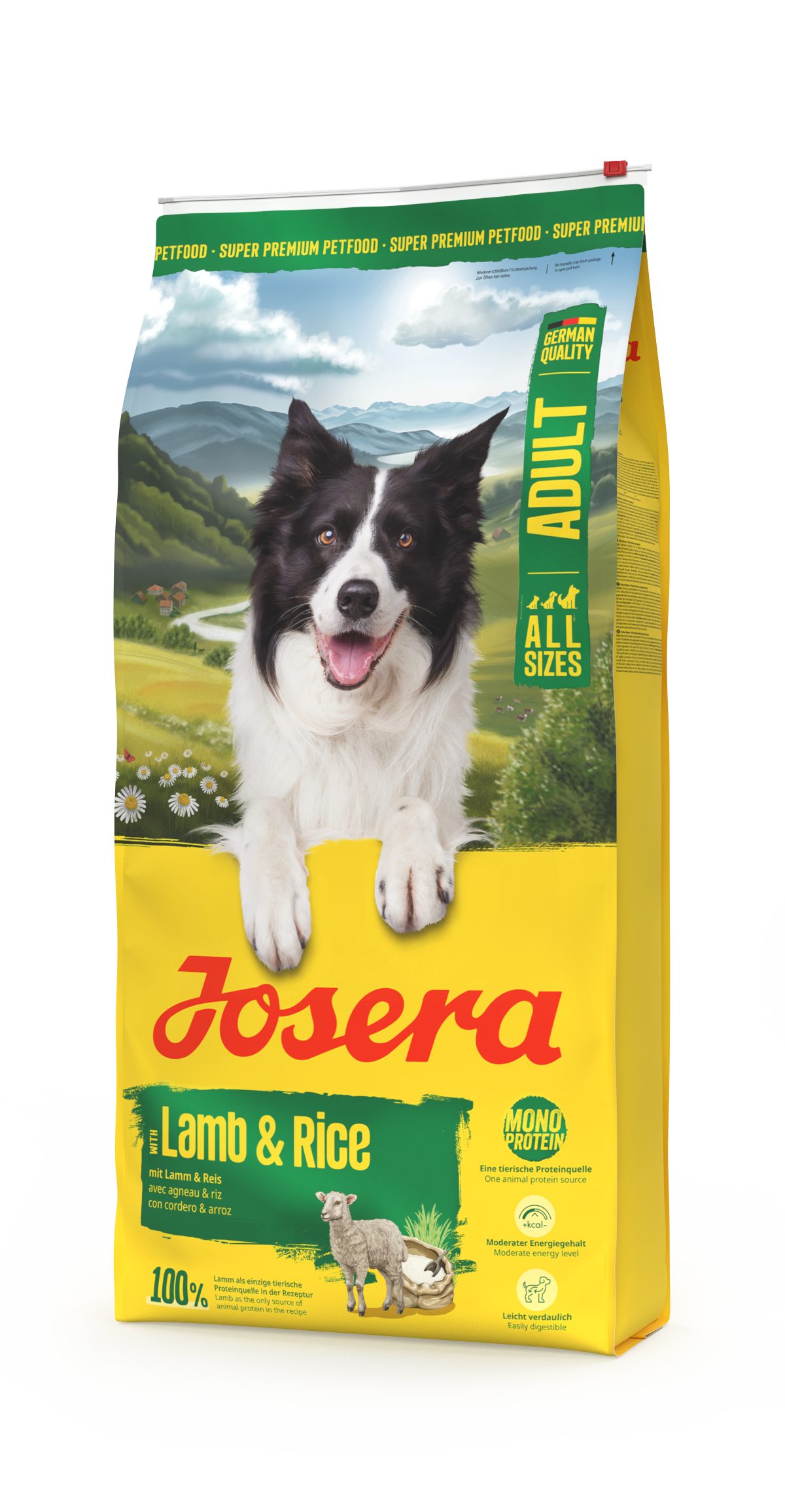 Josera Lamm & Reis 12,5kg, Trockenfutter für: Hunde, Adult All Size, für ausgewachsene Hunde aller Größen