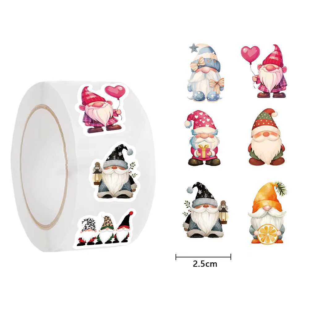 Ware aus aller Welt Aufkleber 500 Weihnachtsaufkleber Geschenkaufkleber weihnachtlich Sticker, (500tlg)