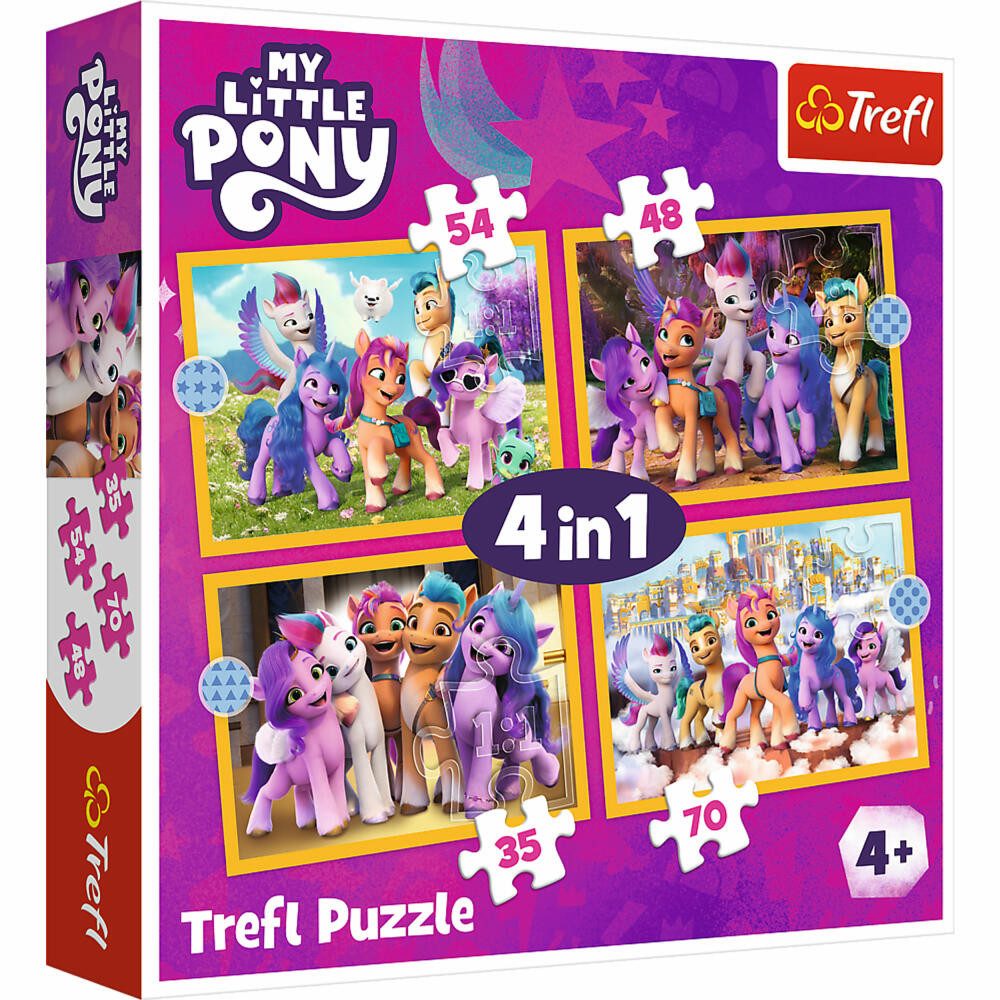 Trefl puzzle 4 in 1 my little pony puzzleteile