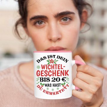 Trendation Tasse Wichtelgeschenk für 20 Euro Tasse Wichteln für Frauen Kollegen Wichtel