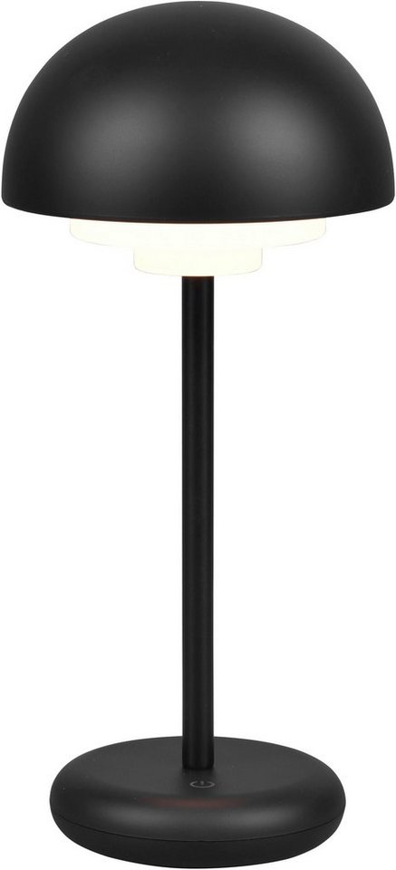 TRIO Leuchten LED Außen-Tischleuchte Elliot, USB-Anschluss mit Ladefunktion,  mehrere Helligkeitsstufen, LED fest integriert, Warmweiß, Outdoor  Tischlampe Pilzform 30cm, 4 Dimmstufen, Akku, USB-C Ladekabel, mobil  nutzbar ohne Kabel: Laden per USB-C