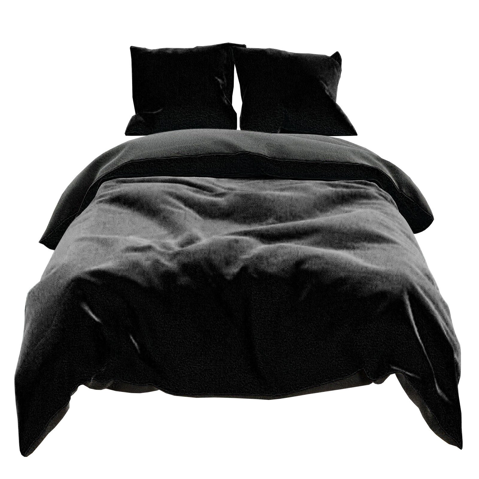 Visaggio Bettwäsche Winter Teddy Plüsch, Fleece, 2 teilig, Flauschig warmes günstig online kaufen