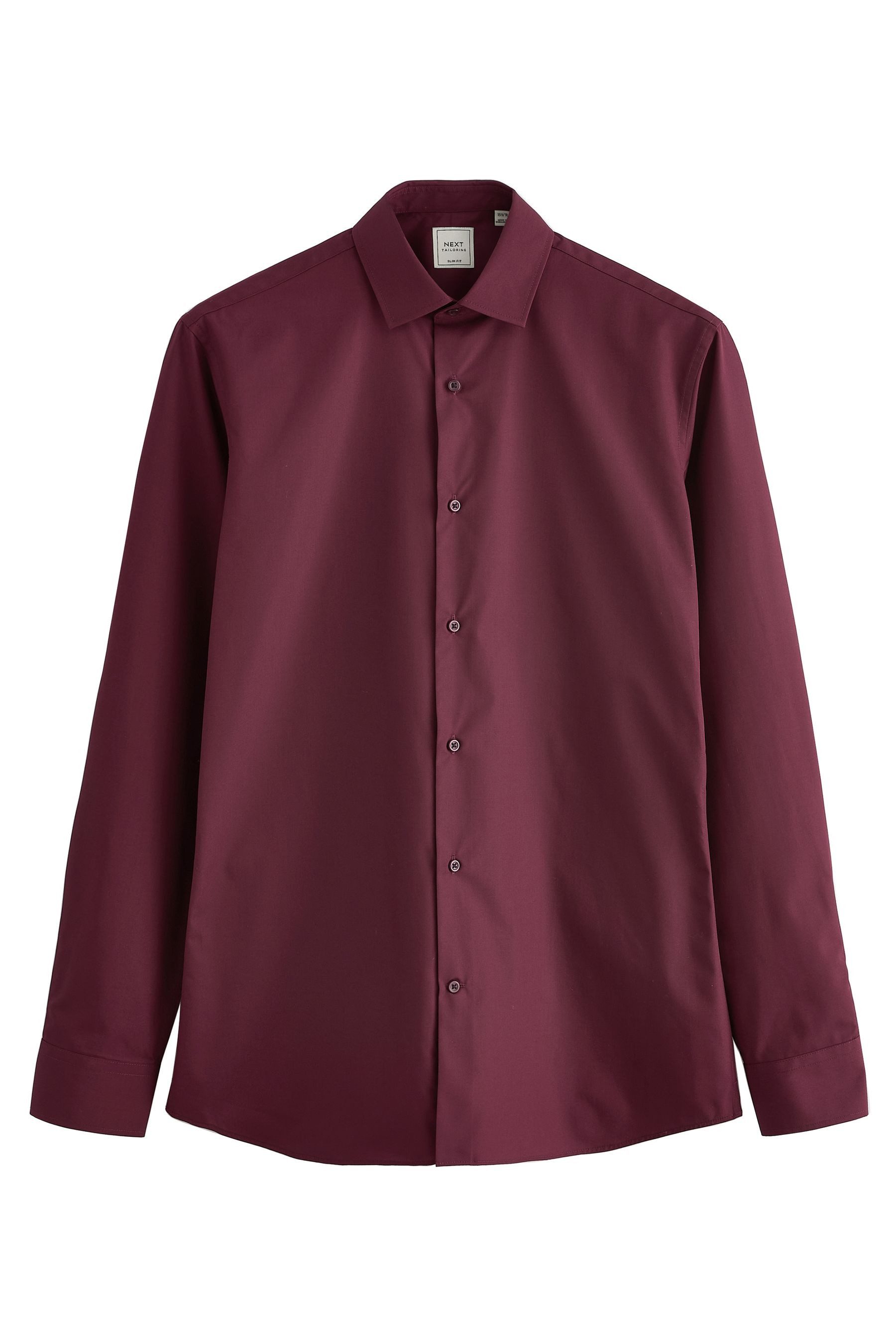 Next Langarmhemd Pflegeleichtes Slim Fit Hemd günstig online kaufen