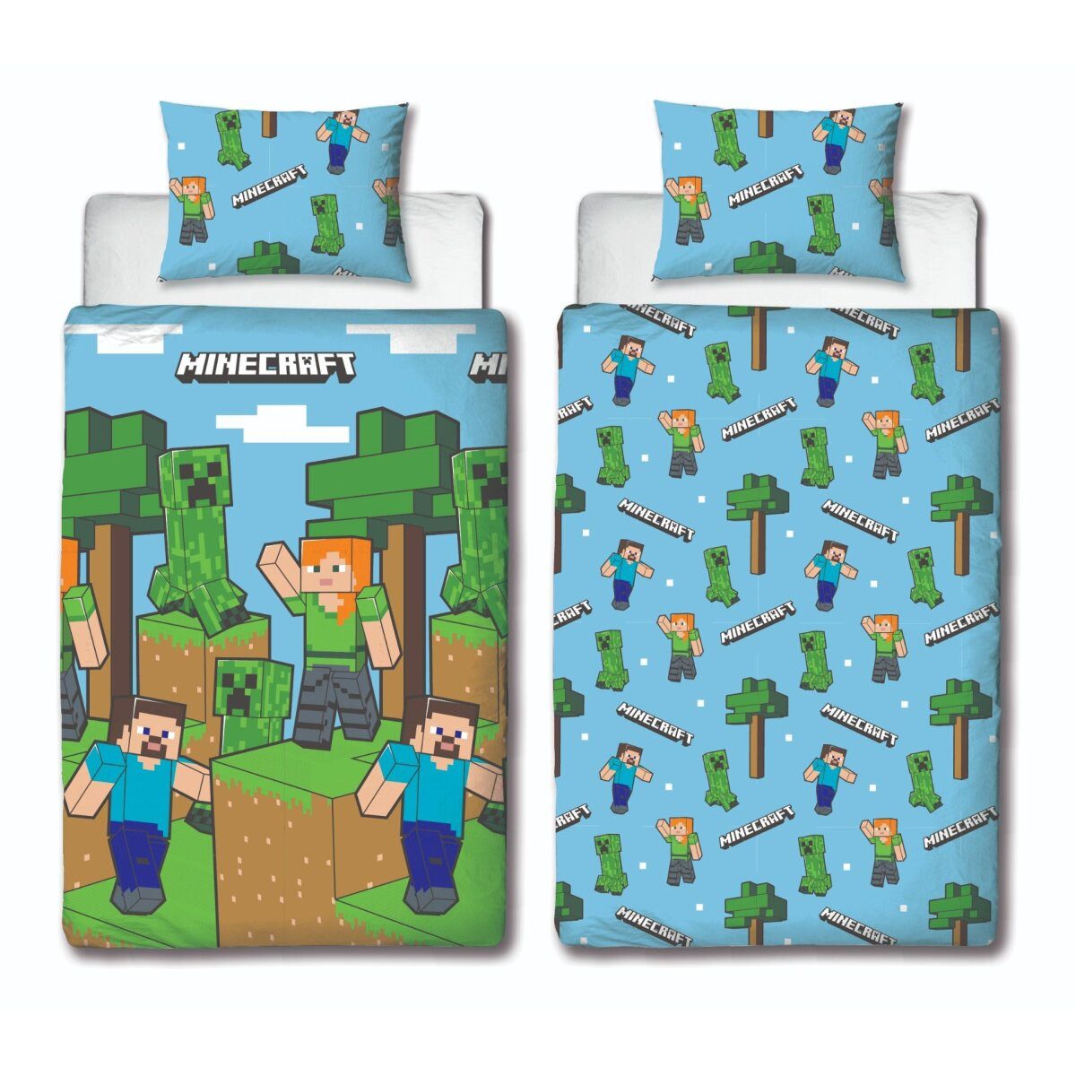 Minecraft Bettwäsche Minecraft Bettwäsche Set „Episch“ günstig online kaufen