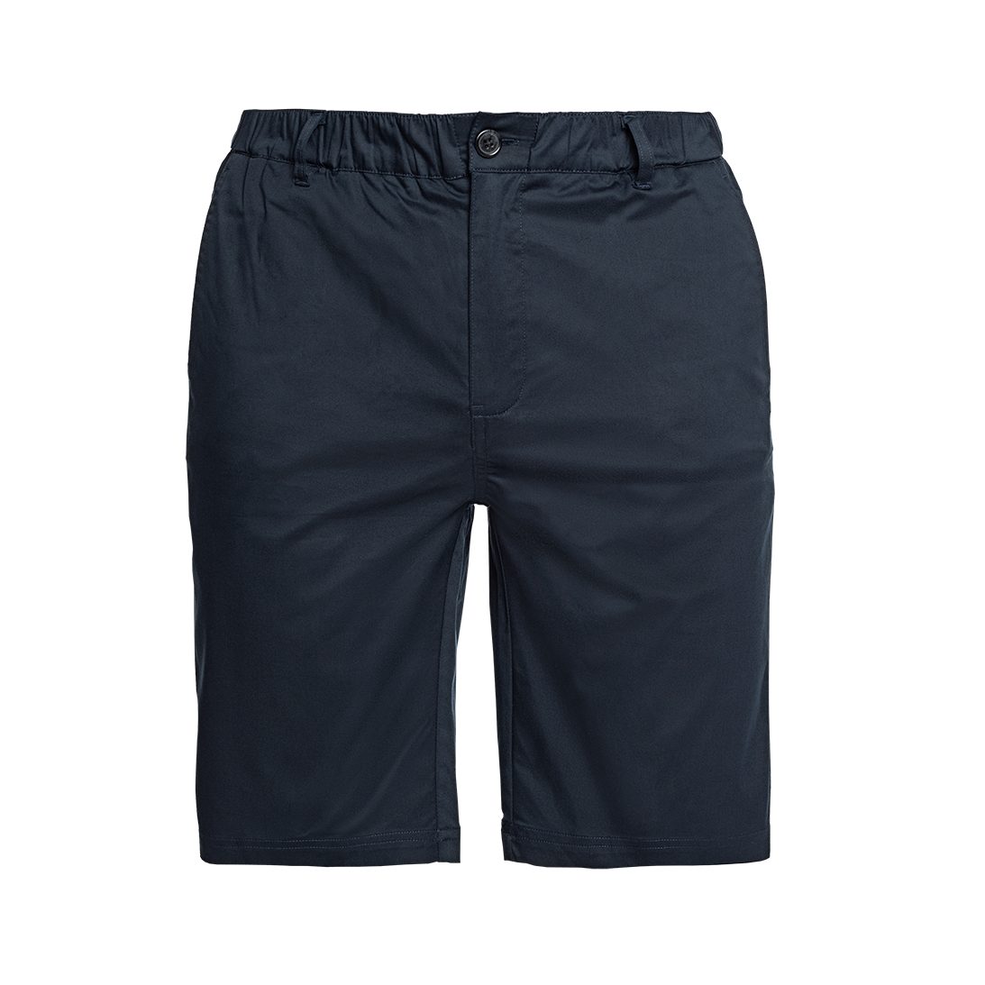 Papas Shorts Chinoshorts Kurze knielange Shorts - Sommer Shorts mit bequemem, elastischem Bund und 6 Taschen, davon 2 versteckten, sicheren Reißverschlusstaschen für Wertgegenstände dunkelblau