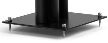 norstone Stylum 3 Black satin (schwarz) Lautsprecherständer, (belastbar bis 50kg, pulverbeschichtet, Höhe 80cm)