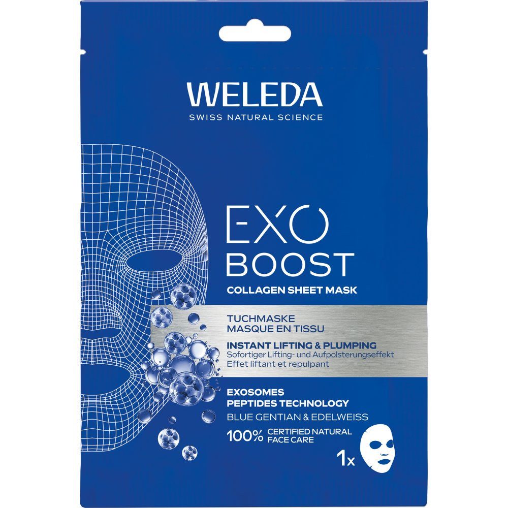 WELEDA Gesichtspflege Exo Boost Blauer Enzian, Blau, 20 ml